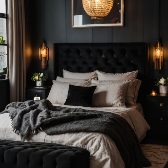 Stylish and Modern Black Bedroom Ideas for a Sophisticated Look